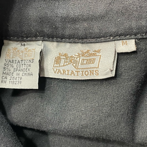 Black Denim Jacket Painted Jean Jacket Variations Brand  Size Medium - Picture 5 of 8